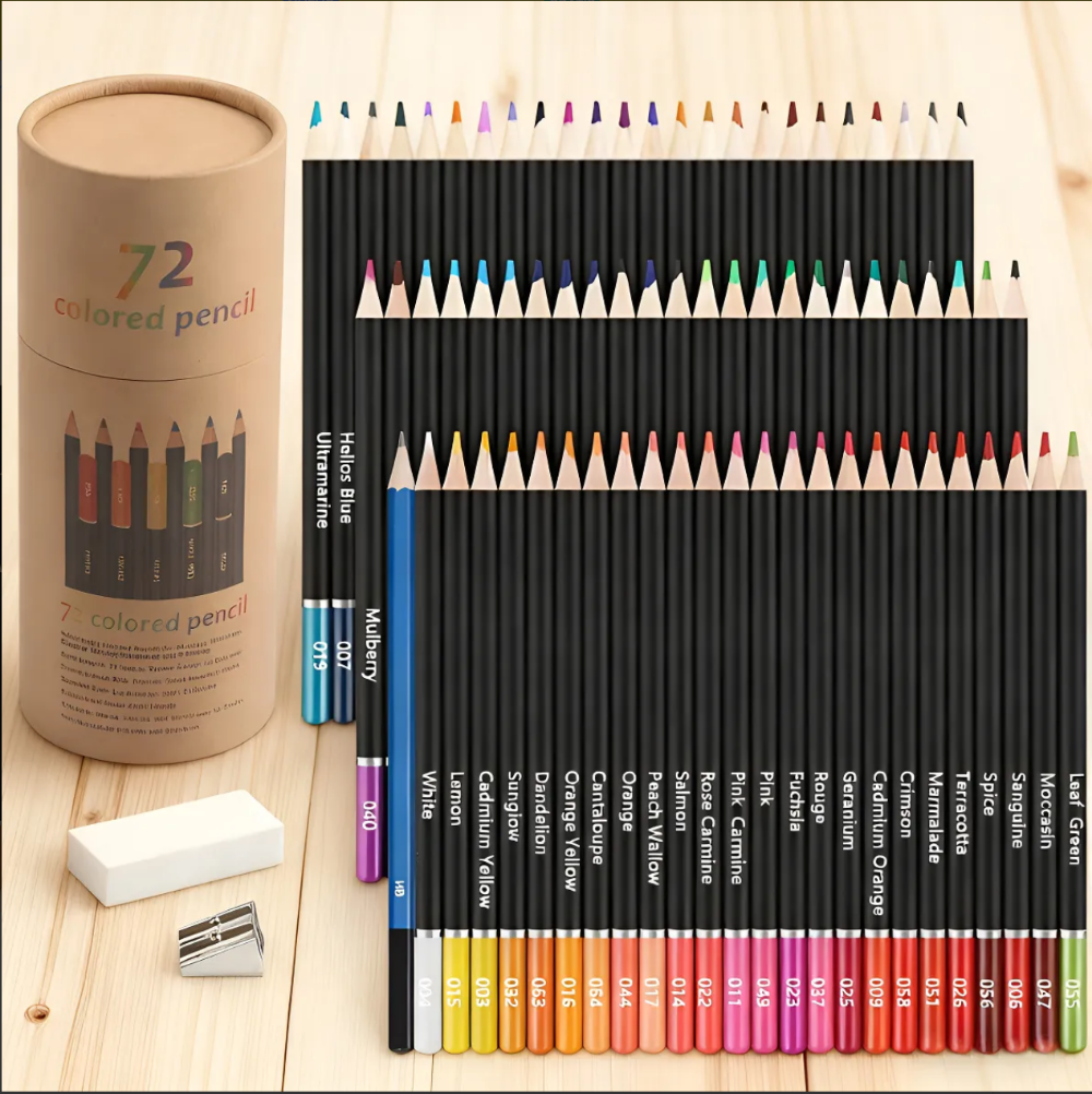 Juego de 72 Lápices de colores